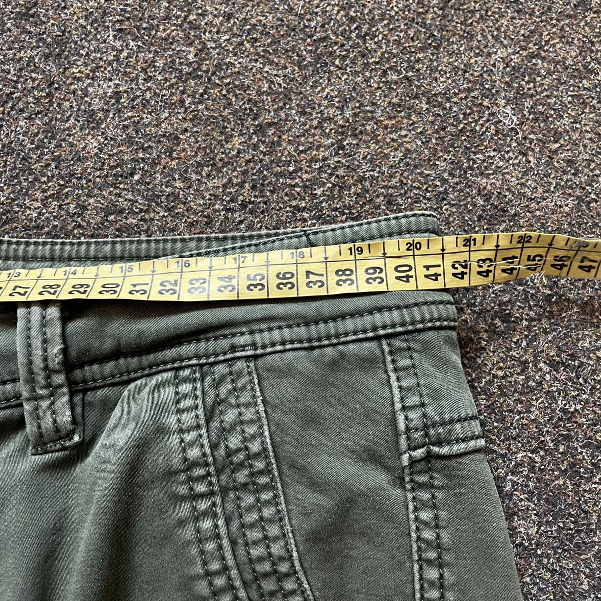 Vintage Vintage 90s Y2K Baggy Cargo Pants Khaki Streetwear Washed 31 Size 31" - 6 Thumbnail