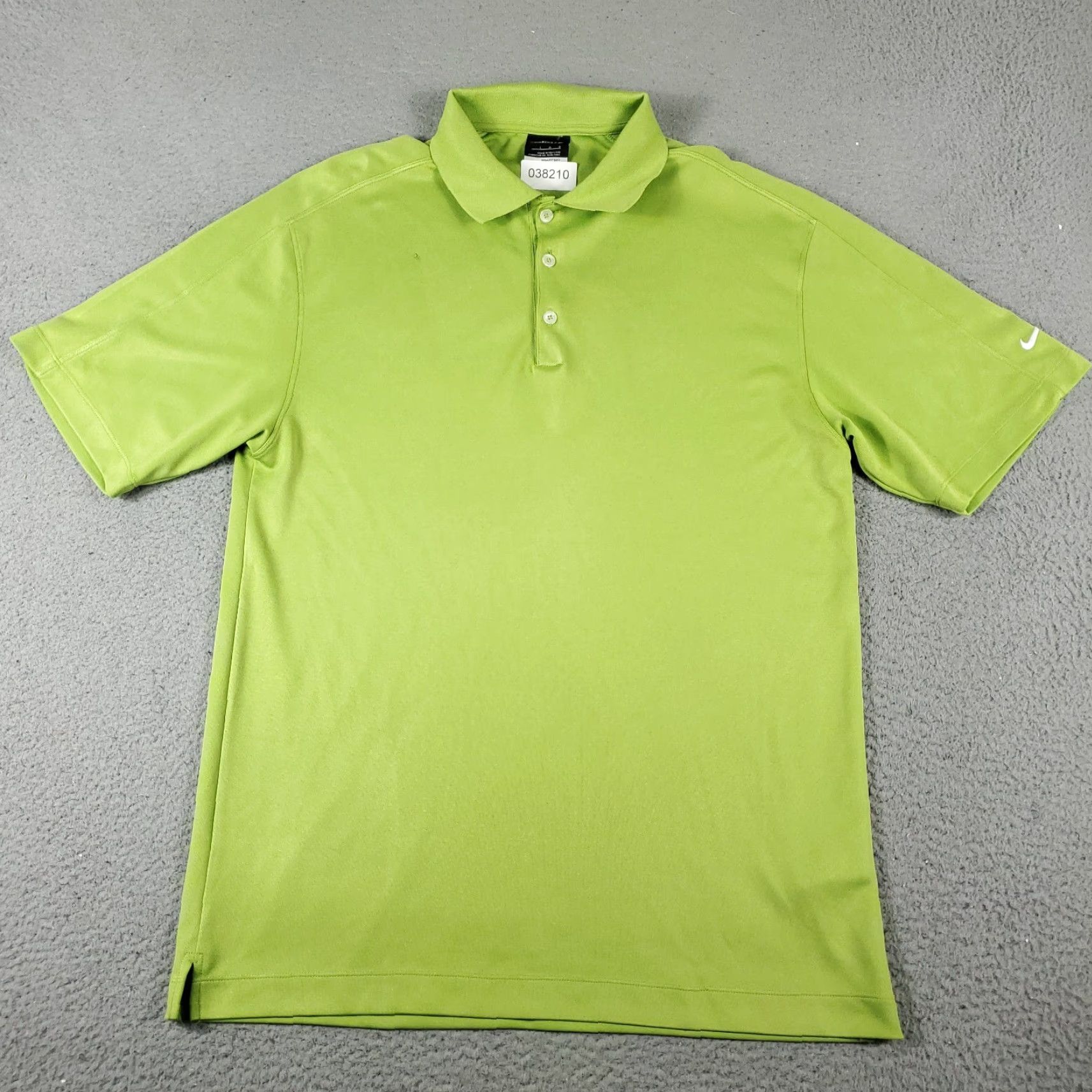 Nike Nike Polo Shirt Mens Large Green Swoosh Golf Casual Short Sleeve Adult Size US L / EU 52-54 / 3 - 2 Thumbnail