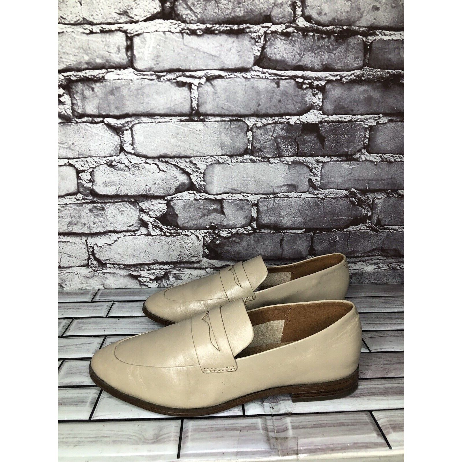 Rockport Rockport Trutech Beige Nude Leather Penny Slip On Dressy Loa Size US 7.5 / IT 37.5 - 5 Thumbnail