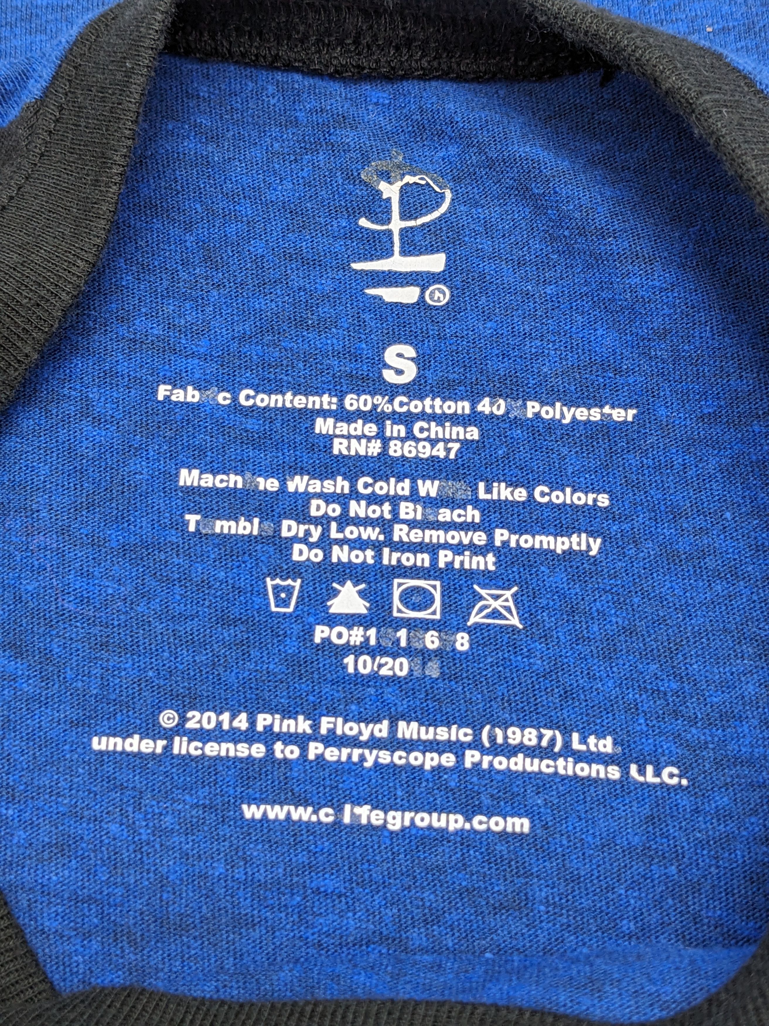 Band Tees × Pink Floyd PINK FLOYD ROCK BAND LONG SLEEVE TEE Size US S / EU 44-46 / 1 - 8 Thumbnail