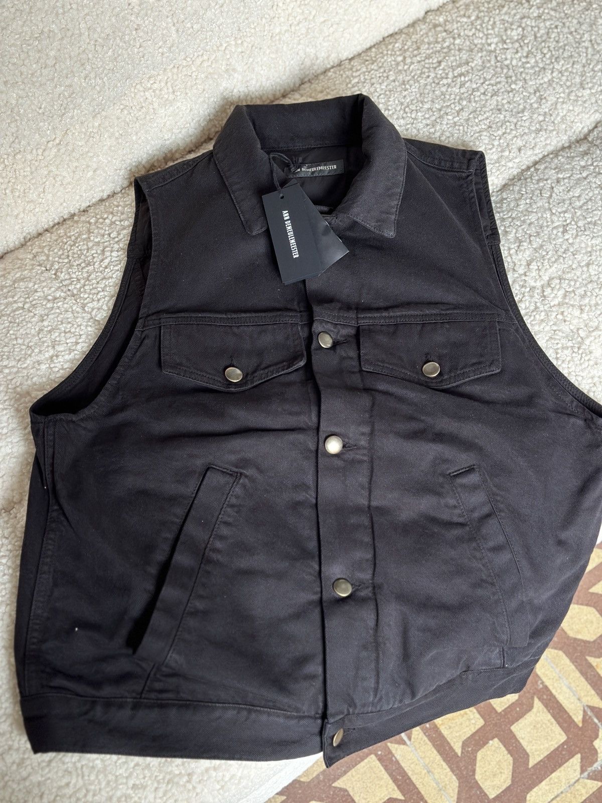 Ann Demeulemeester Ann Demeulemeester Denim Vest Size US M / EU 48-50 / 2 - 3 Thumbnail