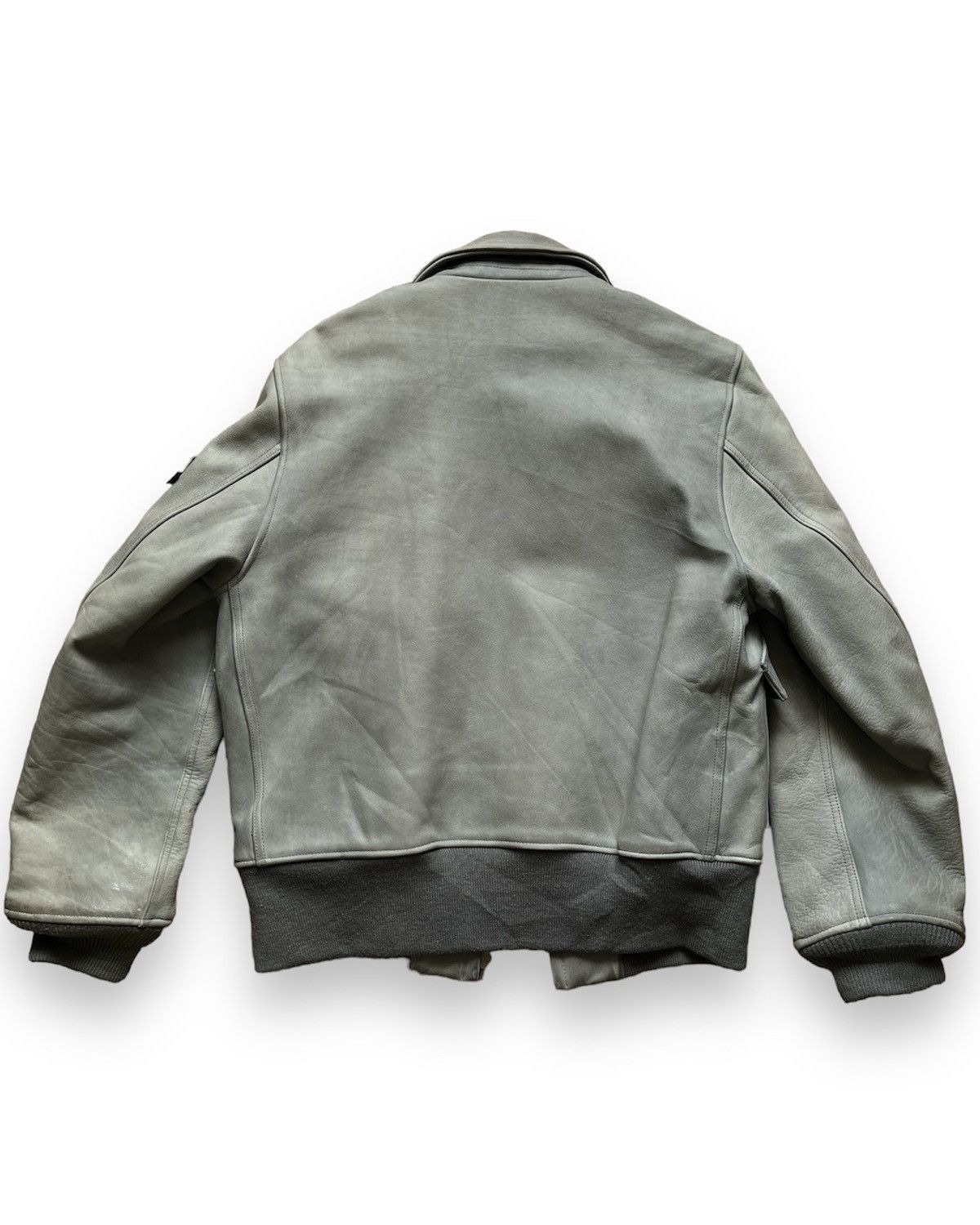Alpha Industries × Freewheelers Cowhide Jacket Super Rare Vintage Alpha Industries USA Size US M / EU 48-50 / 2 - 2 Thumbnail