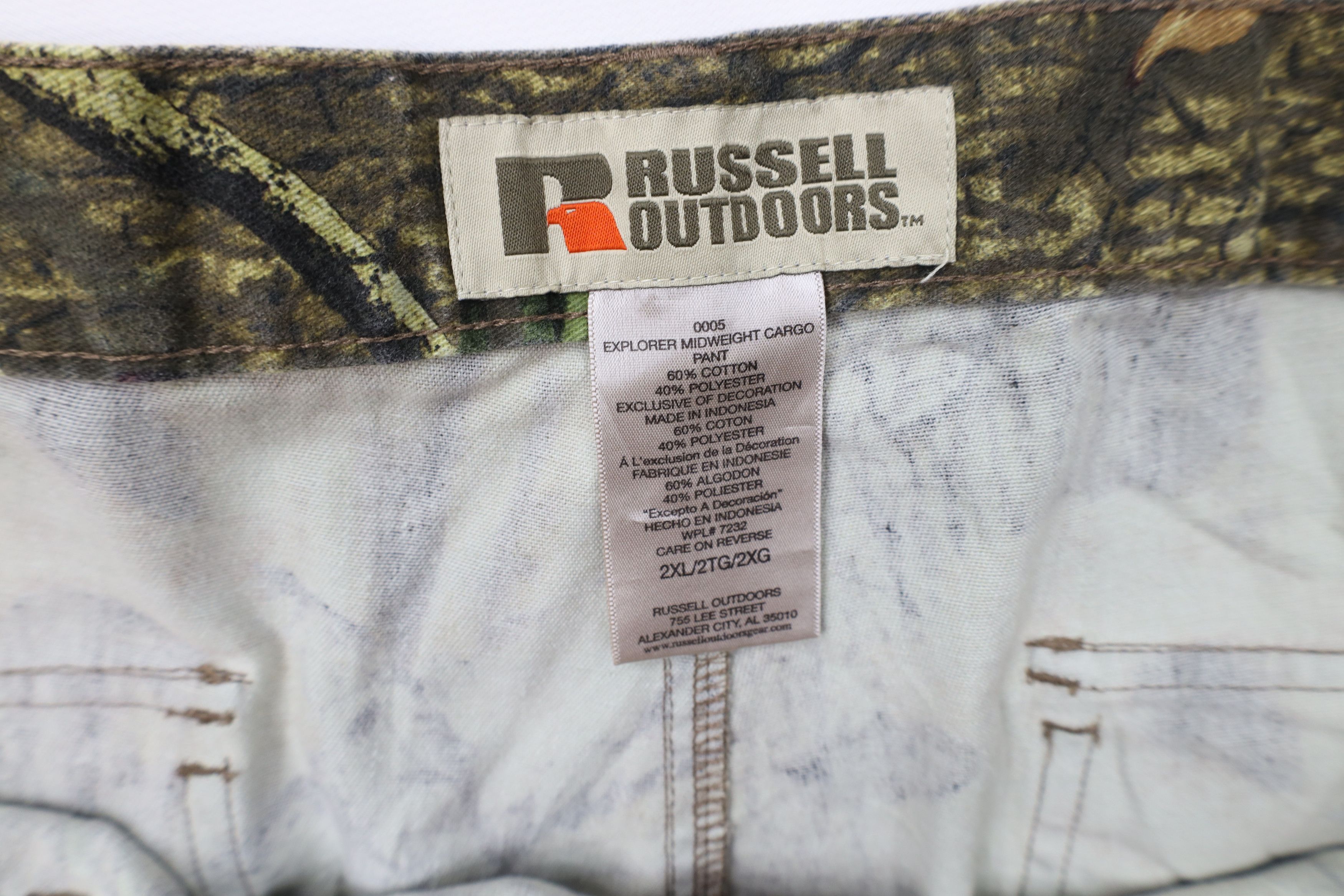 Russell Athletic Vintage Russell Athletic Mossy Oak Camouflage Wide Leg Pants Size US 40 / EU 56 - 8 Thumbnail