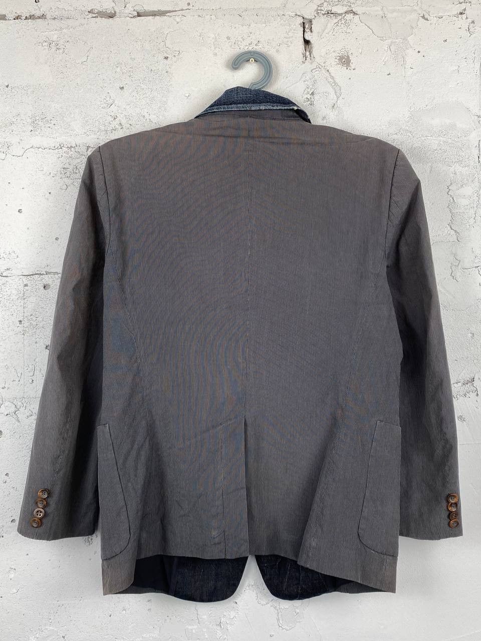Diesel × Japanese Brand Y2K DIESEL DENIM Collar BLAZER JACKET Size US M / EU 48-50 / 2 - 12 Thumbnail