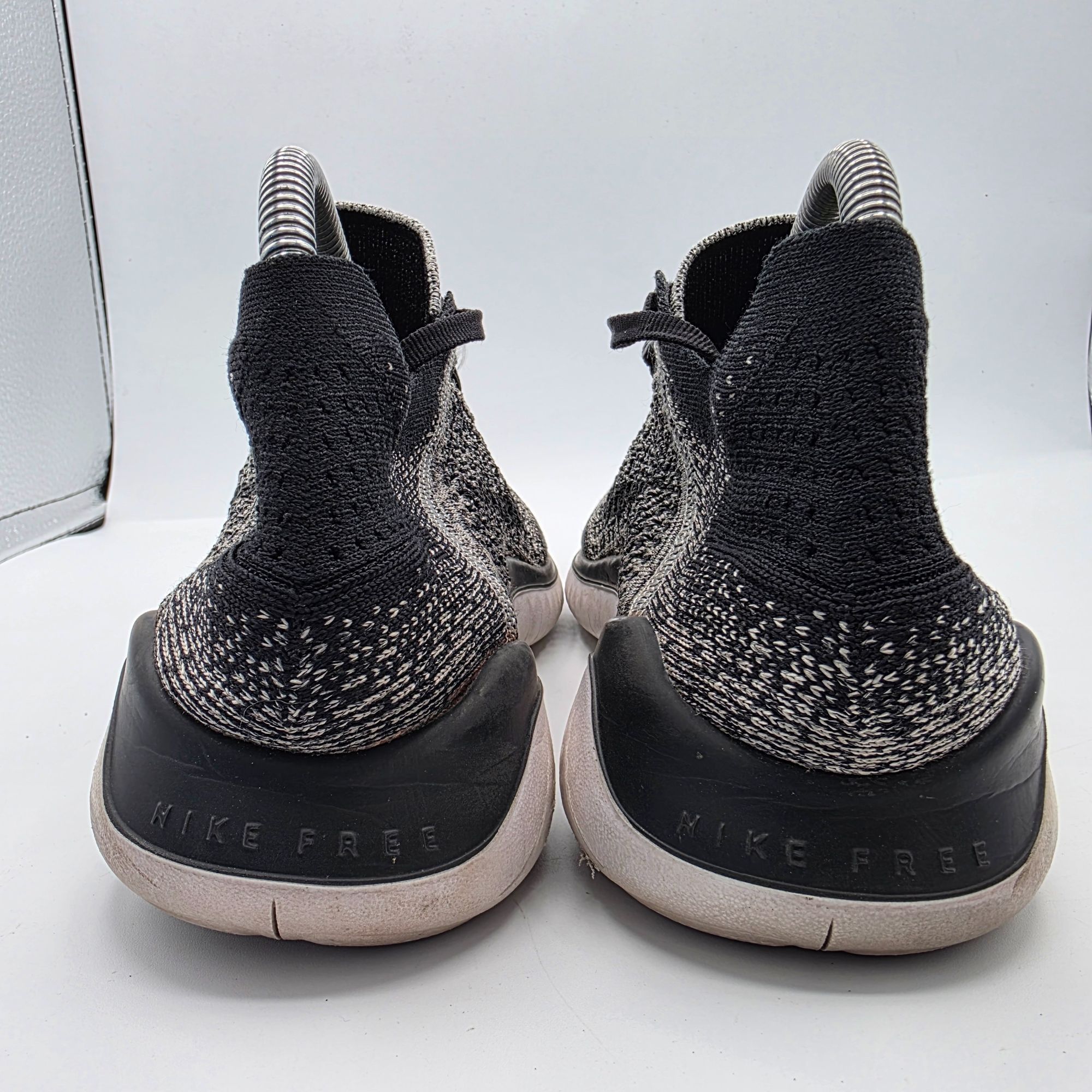 Nike Nike Free RN Flyknit Womens Size 9.5 Black Oreo Running Shoe Size US 9.5 / IT 39.5 - 5 Thumbnail