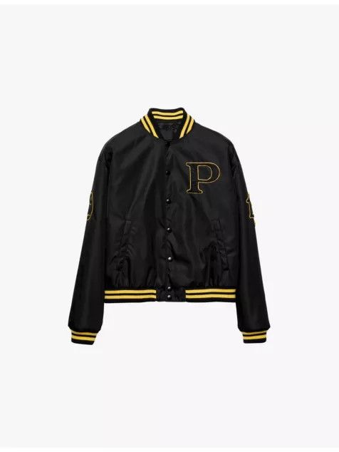 Prada Re-Nylon brand-appliqué shell bomber jacket Size US L / EU 52-54 / 3 - 1 Thumbnail
