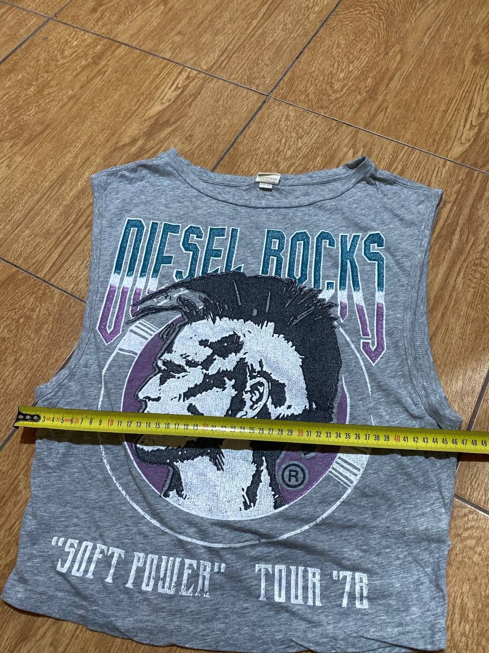 Diesel Diesel T shirt Rocks soft power tou streetwear top Size XXS / US 00 / IT 34 - 6 Thumbnail