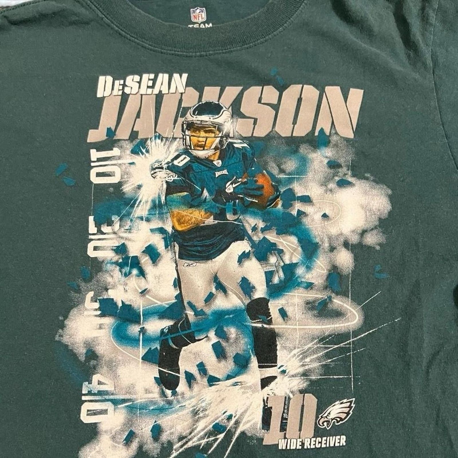 NFL y2k Philadelphia Eagles NFL Football Shirt Size US M / EU 48-50 / 2 - 2 Thumbnail