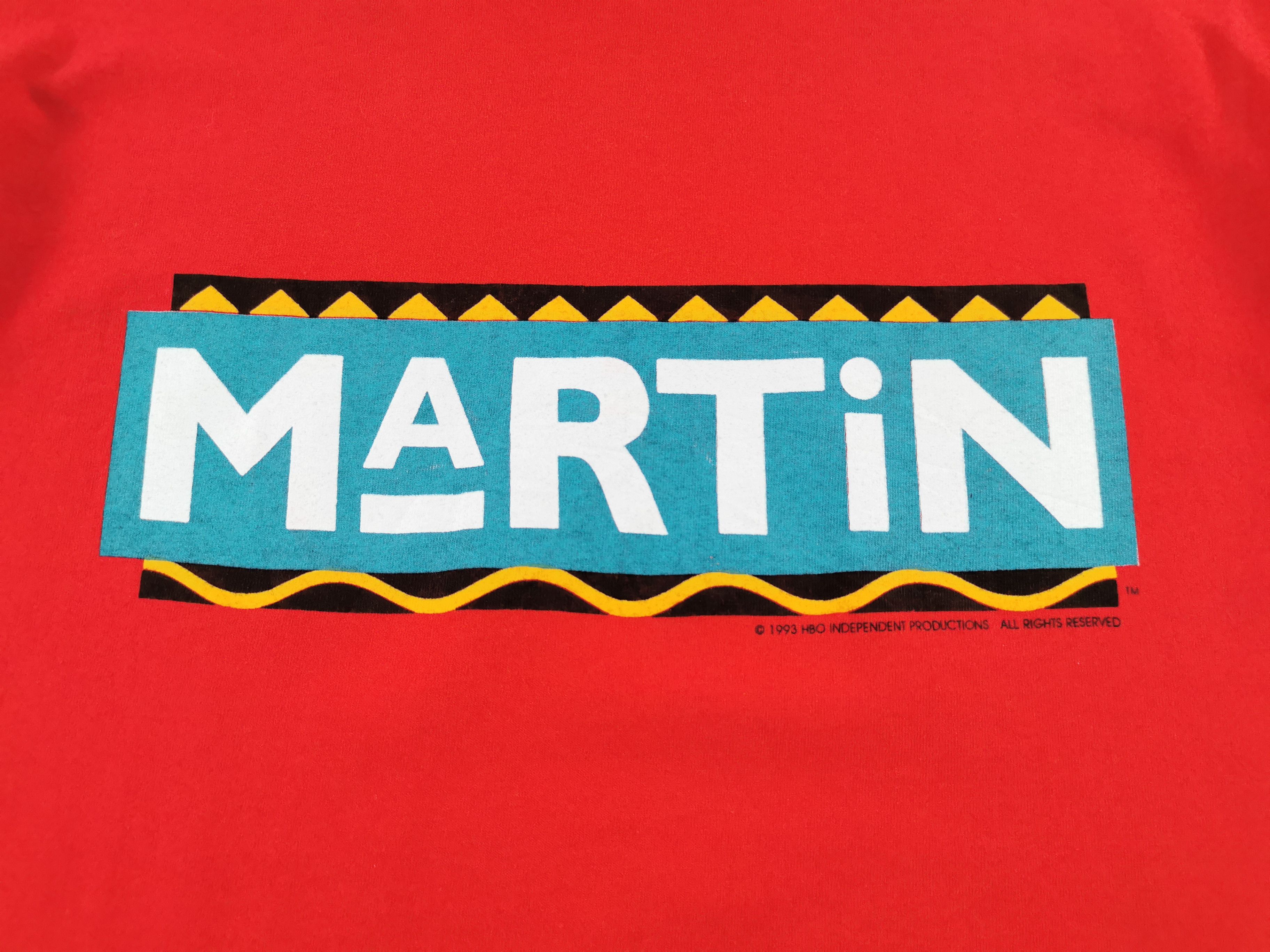 Fruit Of The Loom Vintage 90s Martin American Sitcom by Fruit Of The Loom Tee Size US L / EU 52-54 / 3 - 4 Thumbnail