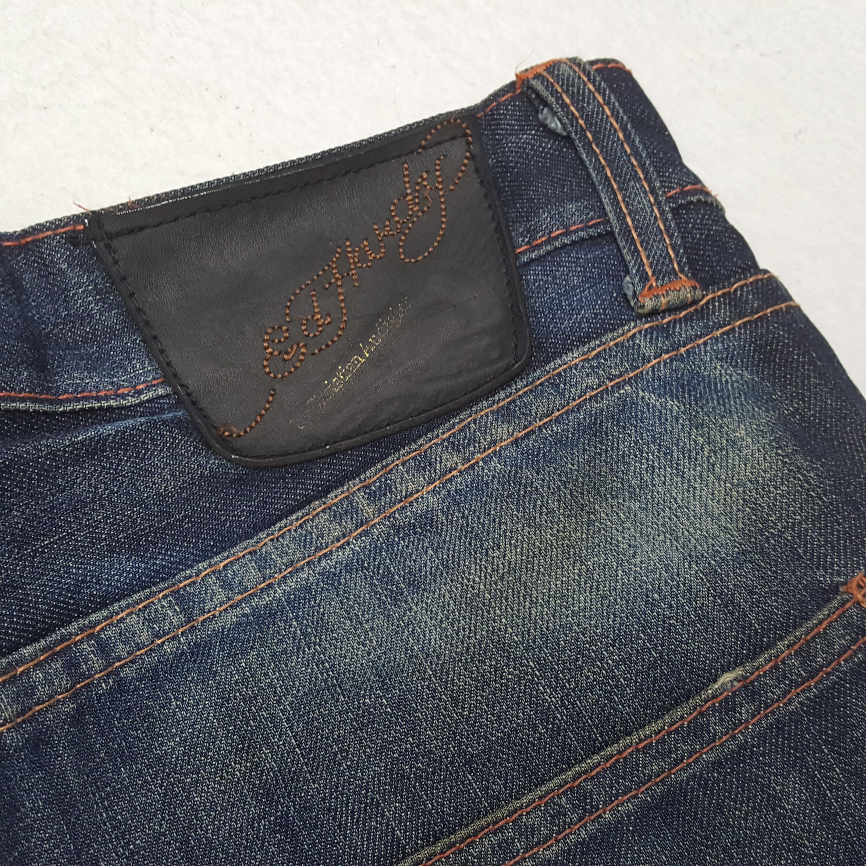 Christian Audigier × Ed Hardy × Vintage Vintage ED HARDY Christian Audigier Designer Jeans c280n23 Size US 30 / EU 46 - 15 Thumbnail