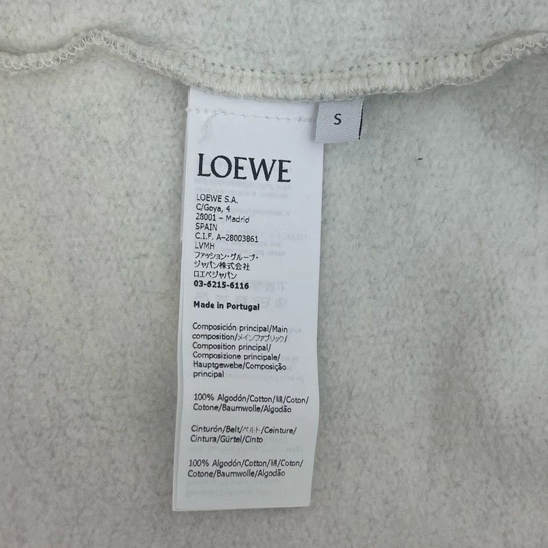 Loewe loewe Gray hooded long-sleeved sweatshirt 2504-Nextarrow Size US S / EU 44-46 / 1 - 7 Thumbnail