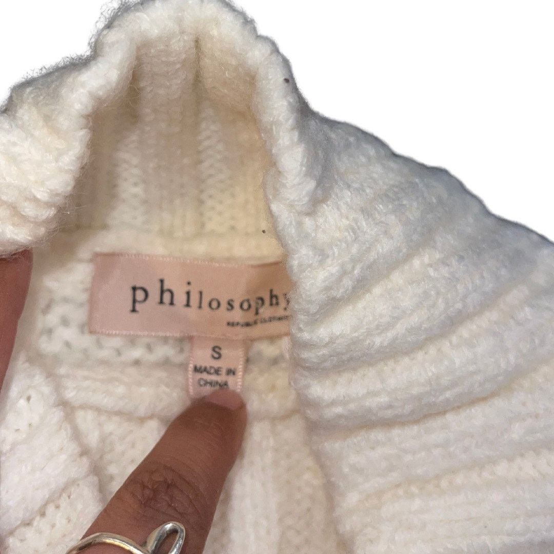 Other Philosophy Mock Neck Chunky Knit Sweater Winter Boho Indie Size S / US 4 / IT 40 - 4 Thumbnail