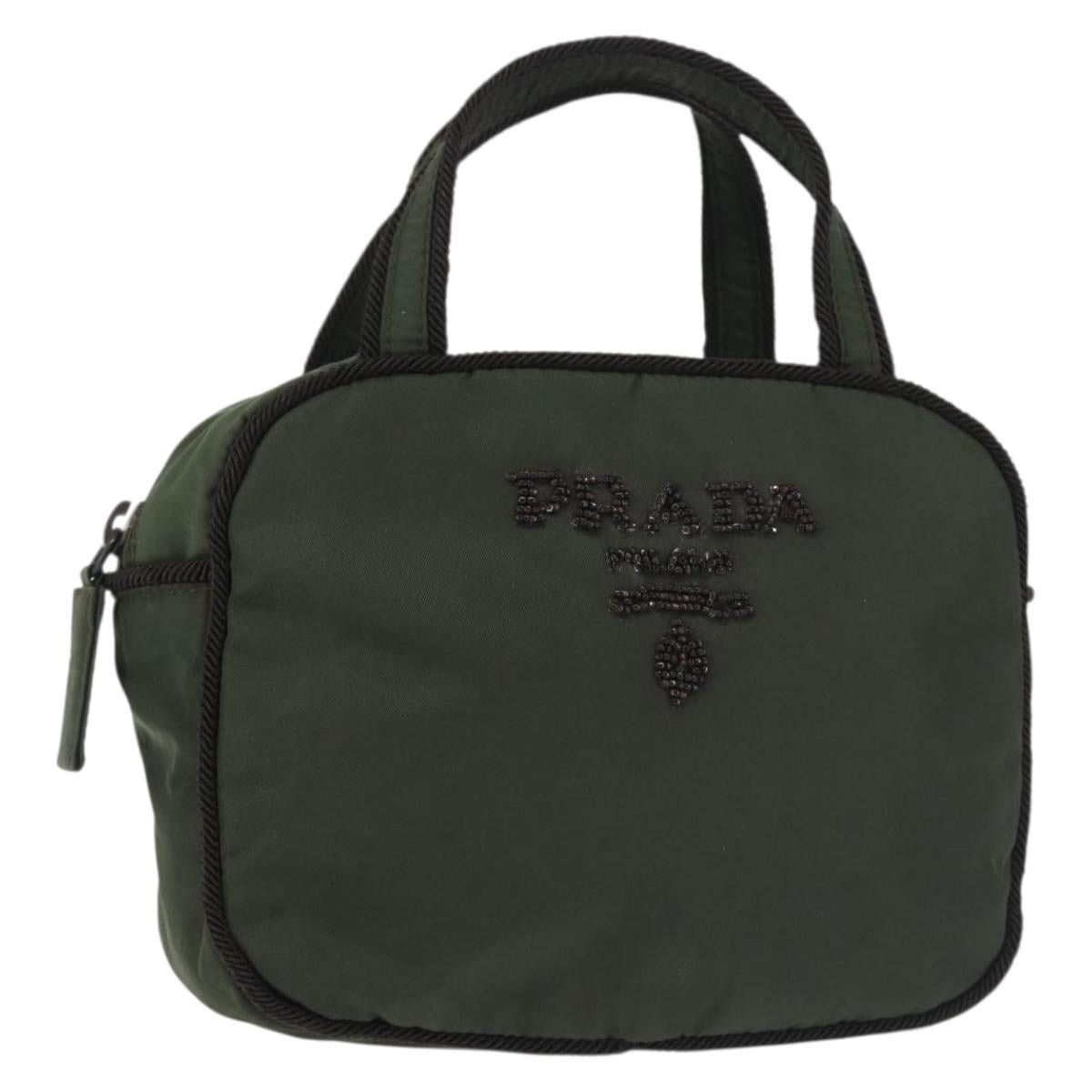 Prada PRADA Hand Bag Nylon Khaki Size ONE SIZE - 1 Thumbnail
