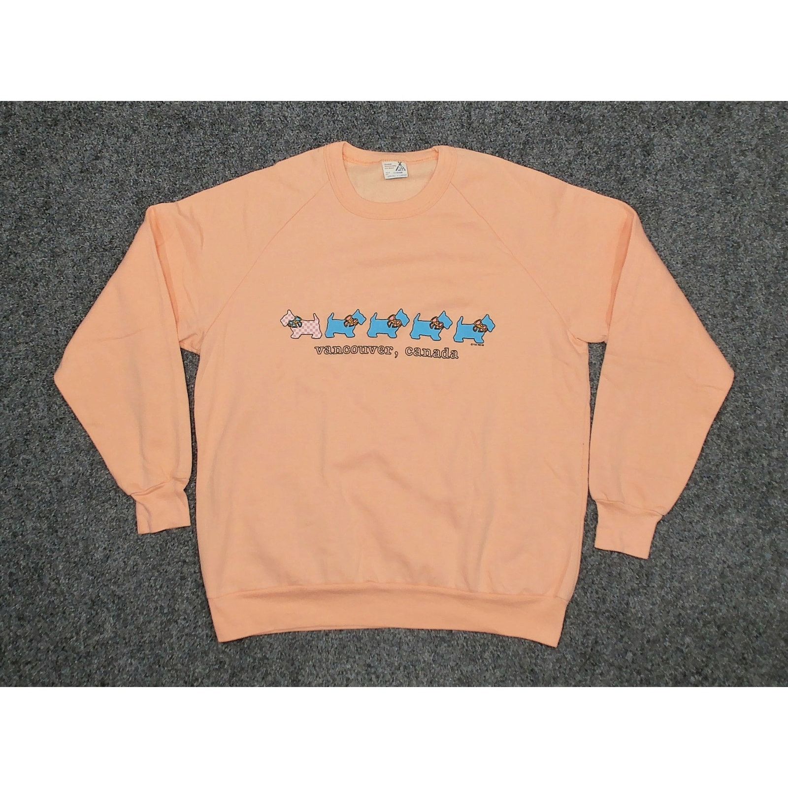 Teepee Sports VTG Teepee Handicrafts 1986 Vancouver Dog Raglan Sweatshirt Size XL / US 12-14 / IT 48-50 - 3 Thumbnail