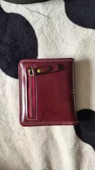 Japanese Brand PU Leather Cross Wallet (burgundy) Size ONE SIZE - 2 Thumbnail