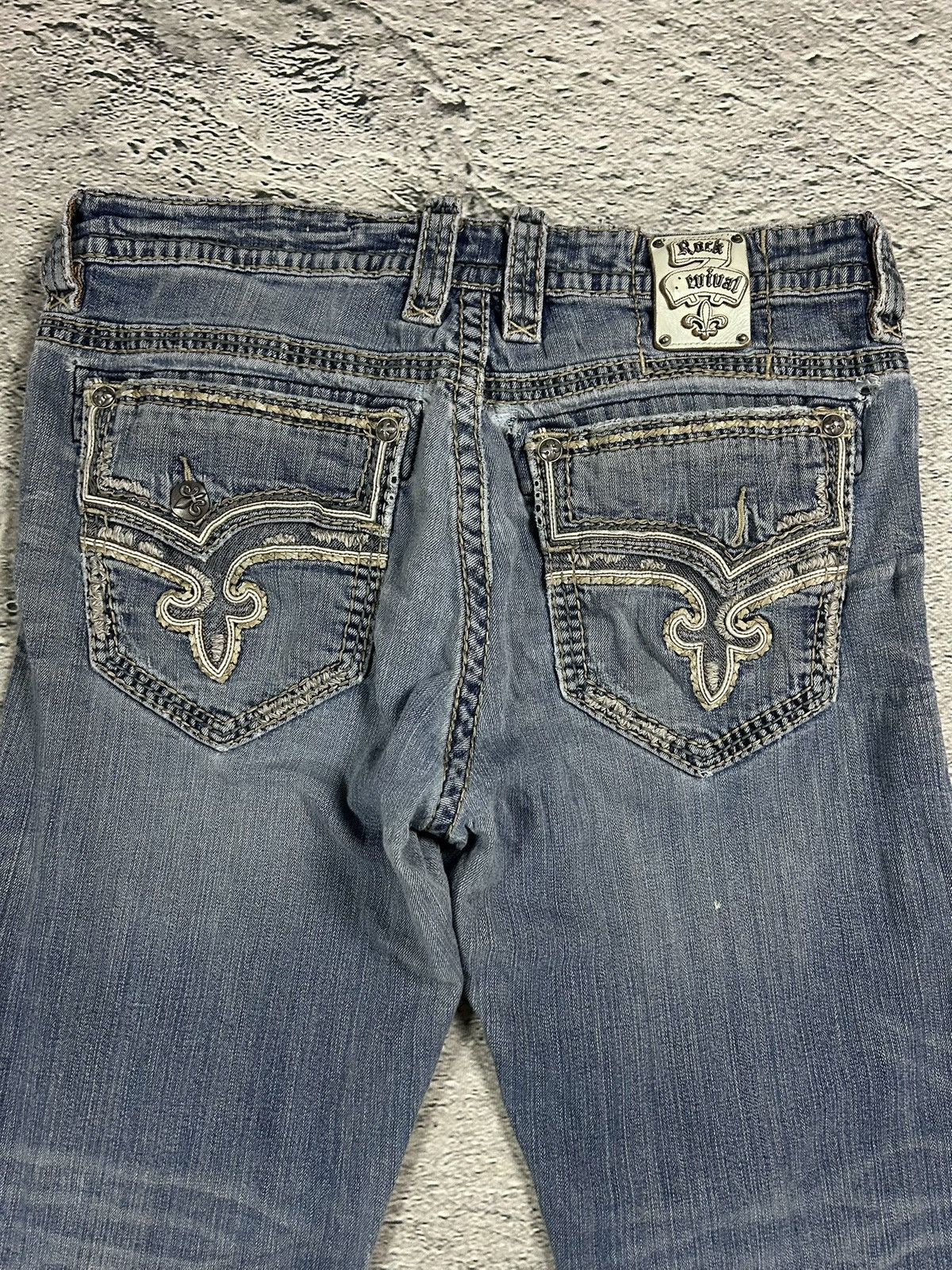 Rock Revival Rock Revival Rogue washed jeans Y2K flared Bootcut Size US 38 / EU 54 - 2 Thumbnail