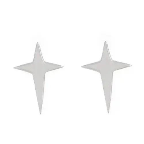 VIBE STAR Stud 925 Silver Earrings Size ONE SIZE - 6 Thumbnail