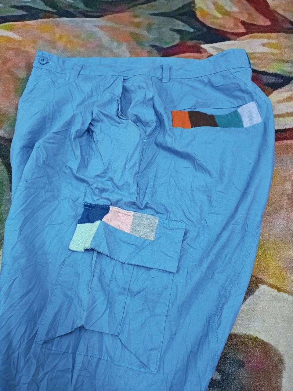 Ne-Net Ne-Net Rare Multicolor Patchwork Cargo Ankle Pant Size US 31 - 6 Thumbnail