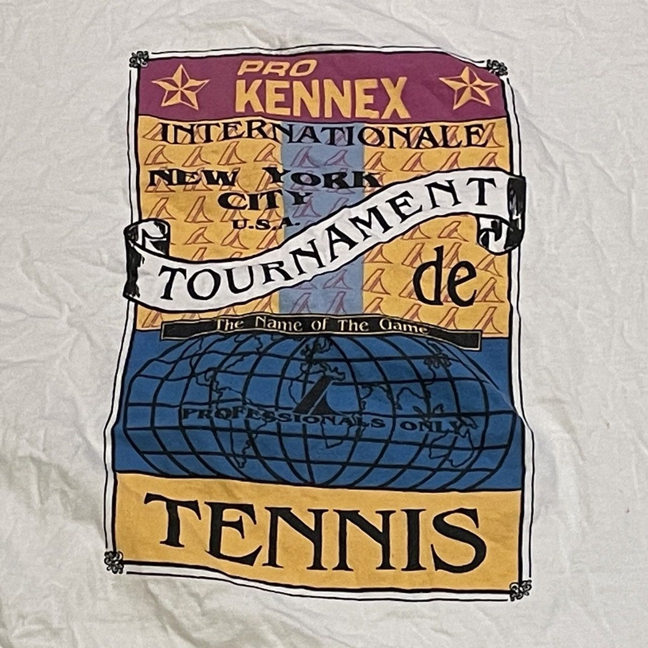 Other Rare Vintage Pro Kennex Tournament Tennis Tee Grand Slam Size US L / EU 52-54 / 3 - 2 Thumbnail