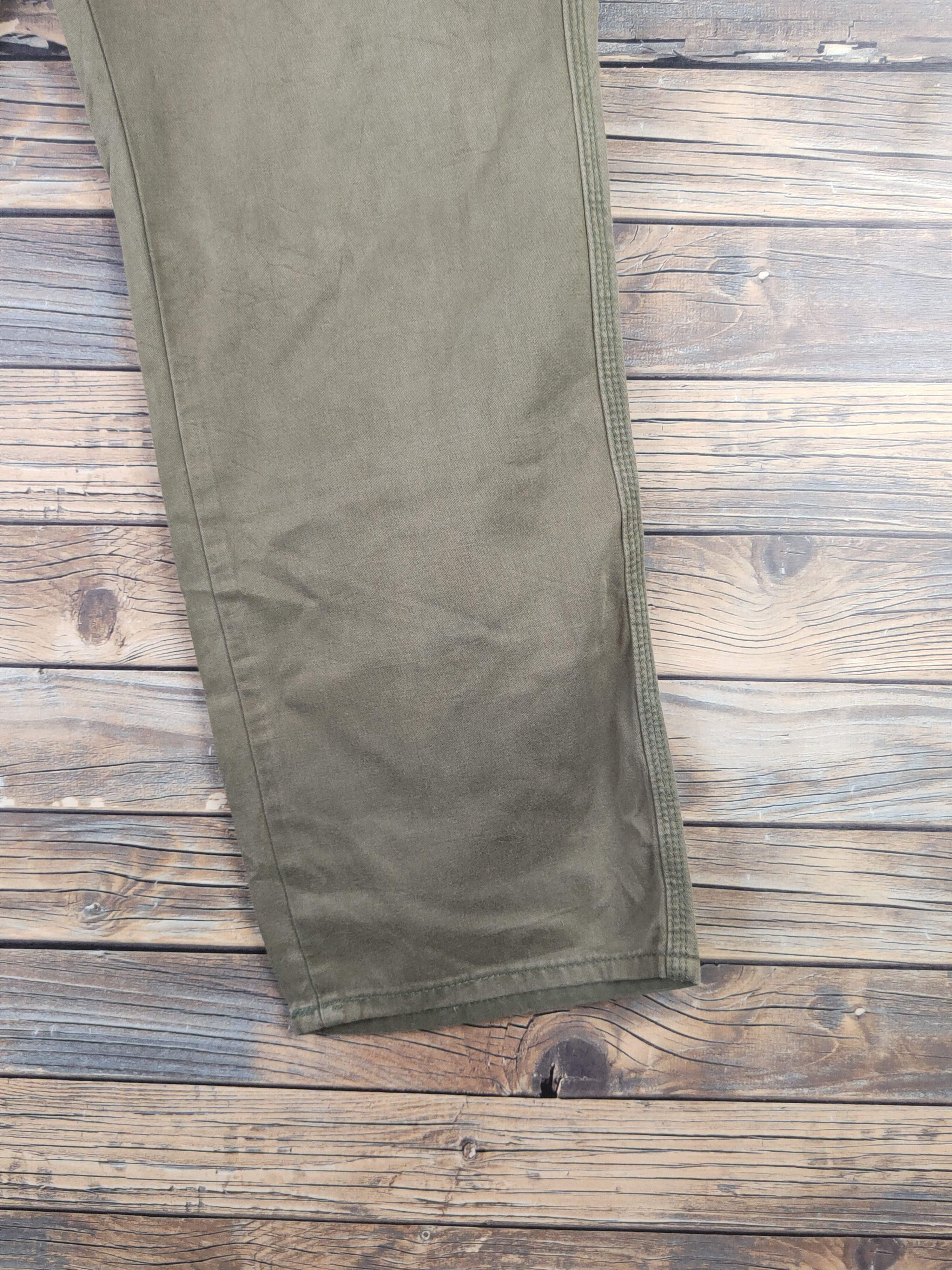 RAGEBLUE DL Rageblue Olive Faded Multipocket Cargo Pants #46-255T Size US 29 - 6 Thumbnail