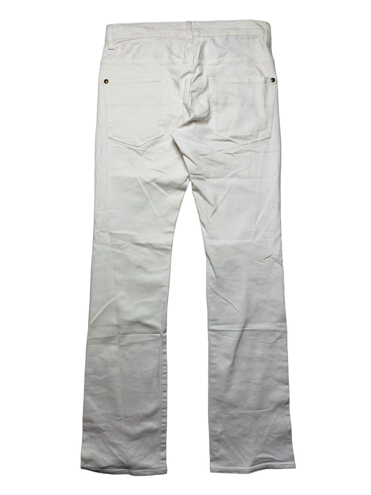 Japanese Brand 2000s 1 Piu 1 Ugale 3 - White Denim Pants Size US 29 - 2 Thumbnail