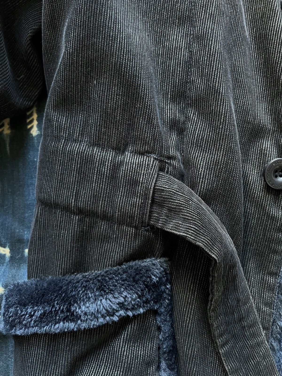 Nonnative × Undercover Nonnative Aizome Hand Dyed Corduroy Fur Coat Size US M / EU 48-50 / 2 - 11 Thumbnail