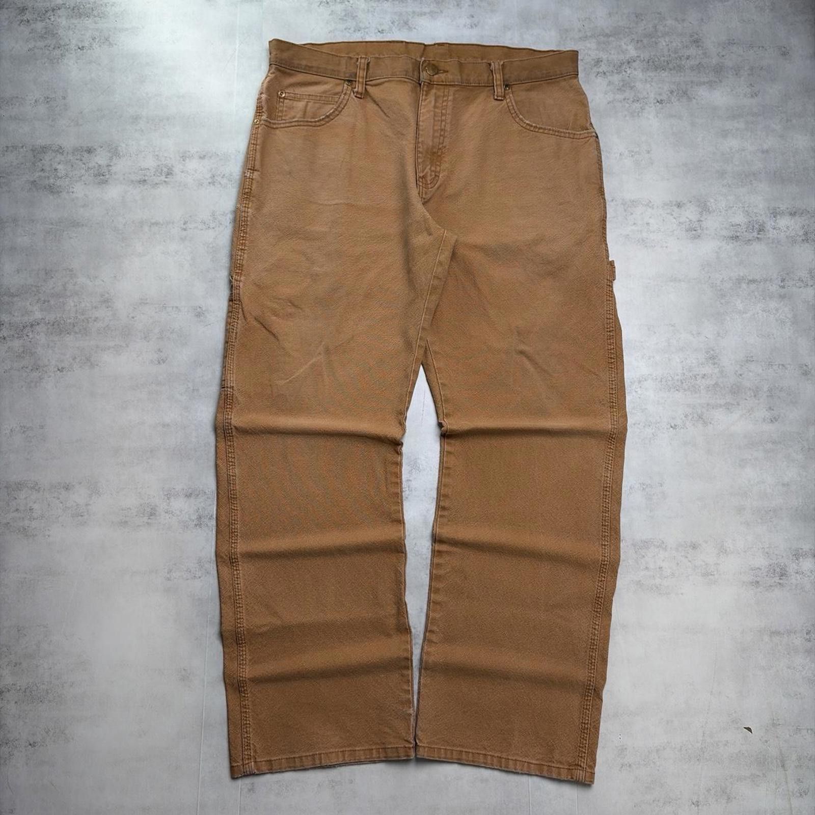 Dickies Y2K Tan Dickies Carpenter Baggy Skater Pants Size US 34 / EU 50 - 4 Thumbnail