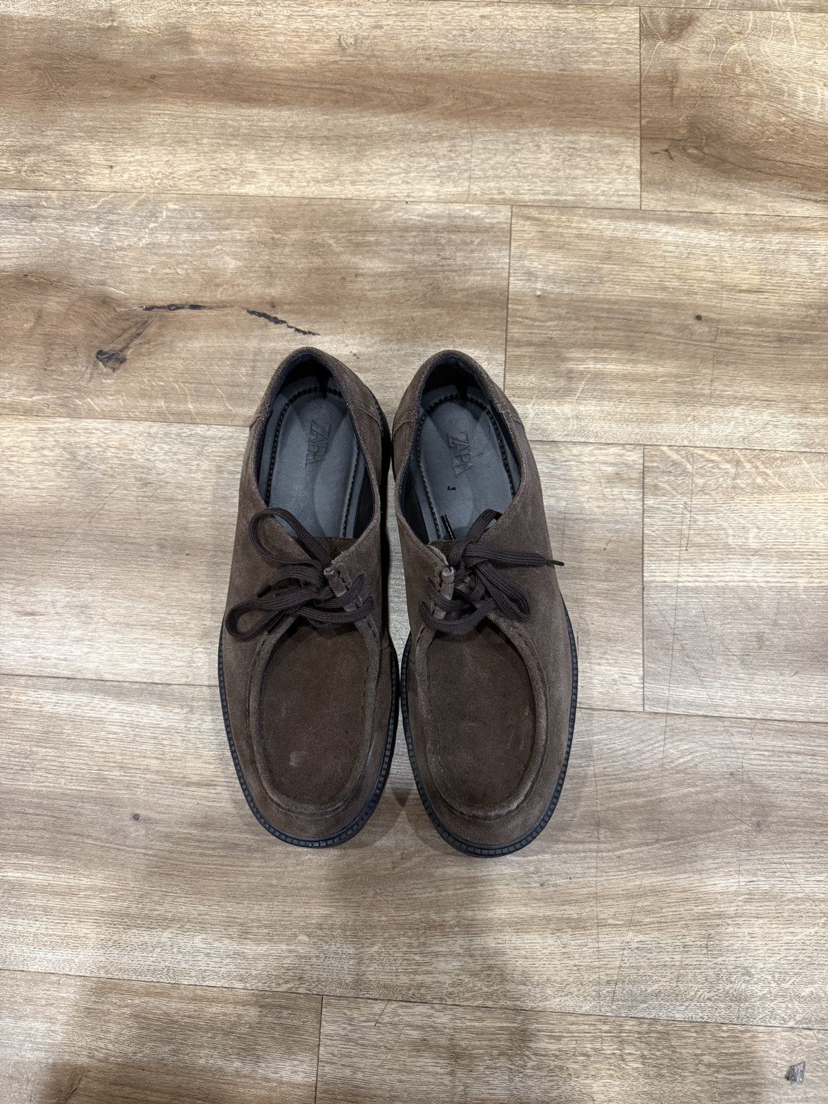 Zara Zara Brown Mock Toe Size US 10 / EU 43 - 2 Thumbnail