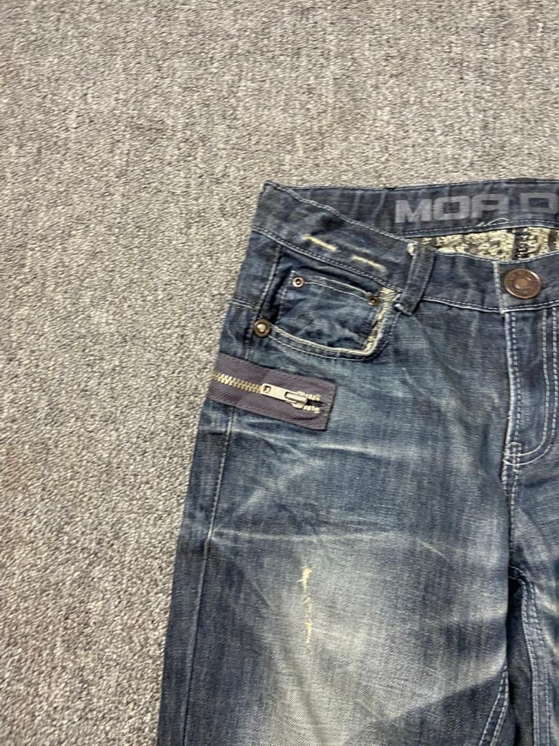 Japanese Brand MOA Denim Brand Zipper Punk Style Tailored Jeans (197) Size US 29 - 11 Thumbnail