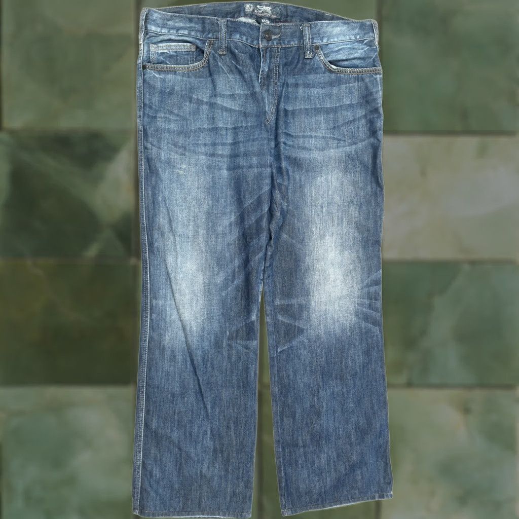 Silver Jeans Co. Silver Jeans Co NASH Boot Cut Jeans Mens 38x32 Blue Regular Fit Straight Leg 5-Pocket Denim Cotton Vintage No Size US 38 / EU 54 - 1 Thumbnail