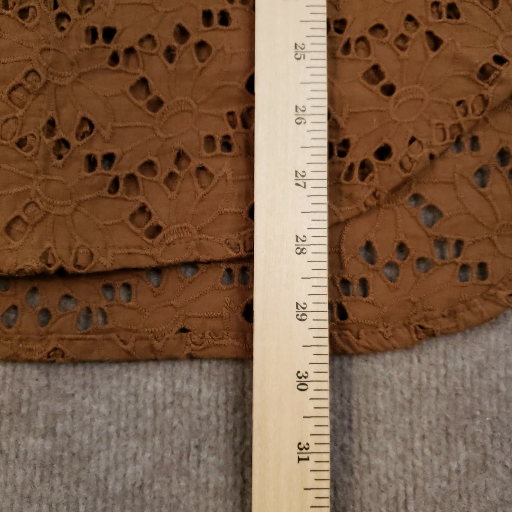 Vintage Mille Resort & Travel Button-Up Shirt Women Small Brown Long Sleeve Embroidered Size S / US 4 / IT 40 - 4 Thumbnail
