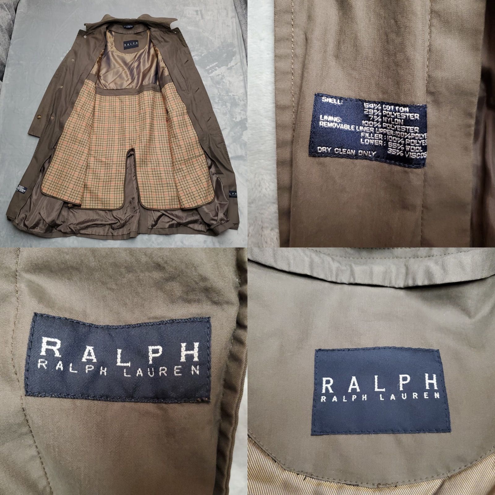 Polo Ralph Lauren Polo Ralph Lauren Tranch Coat Jacket 38S Brown Wool Liner Removable Rain Coat Full Zip Pockets 90s Outdoor Mens Size US M / EU 48-50 / 2 - 10 Thumbnail