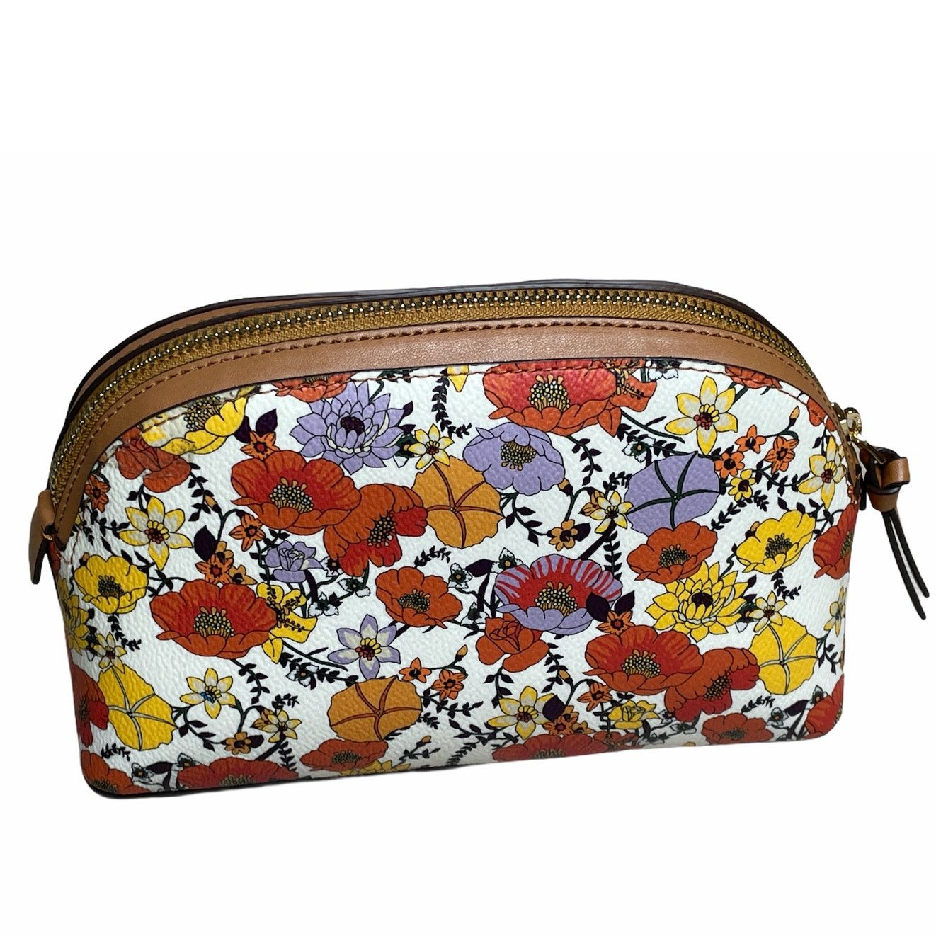 Tory Burch Tory Burch Kerrington Cosmetic Bag Blossom ditsy new Size ONE SIZE - 2 Thumbnail