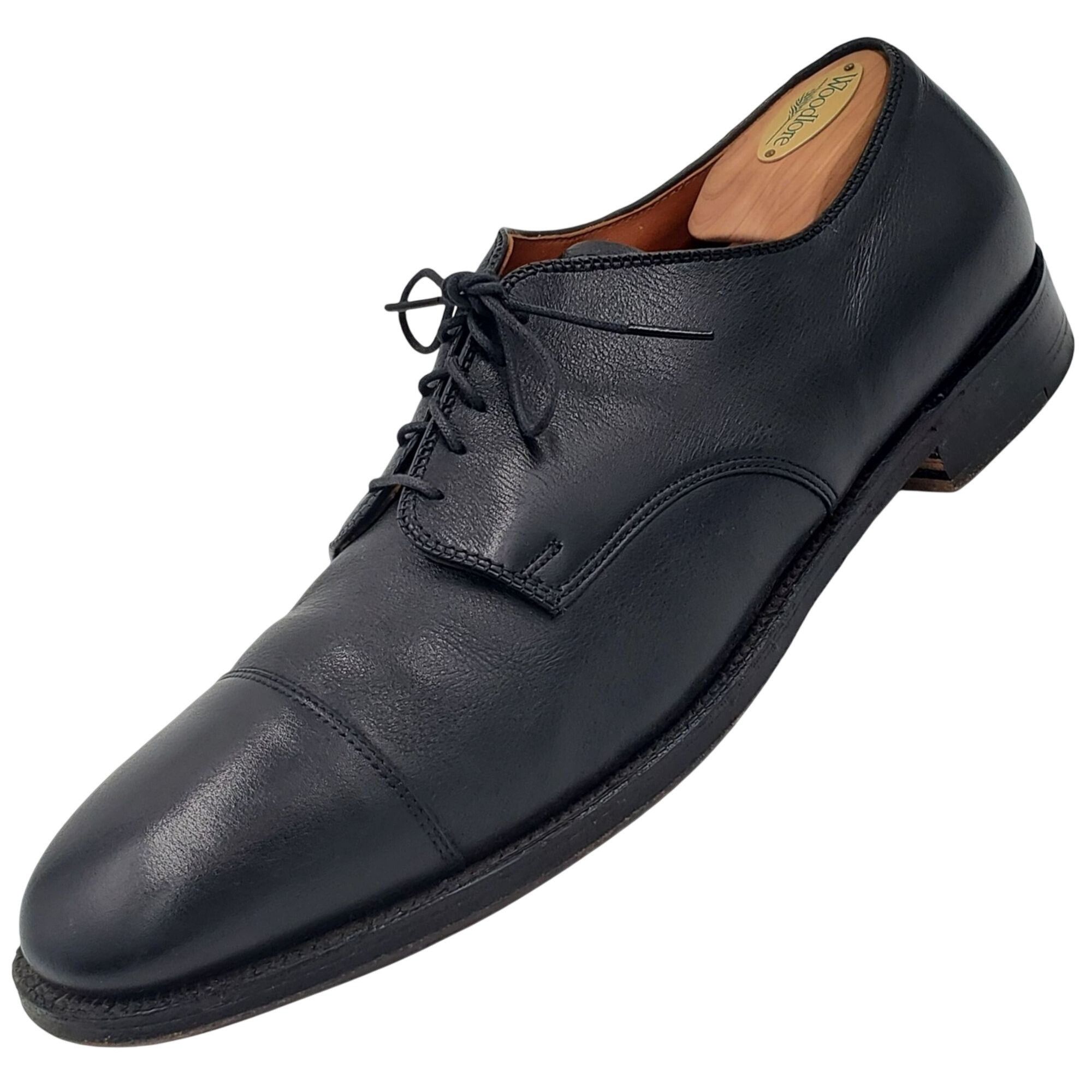 Alden Alden USA New England Dress Shoes Men 13 Black Leather Derby Size US 13 / EU 46 - 11 Thumbnail
