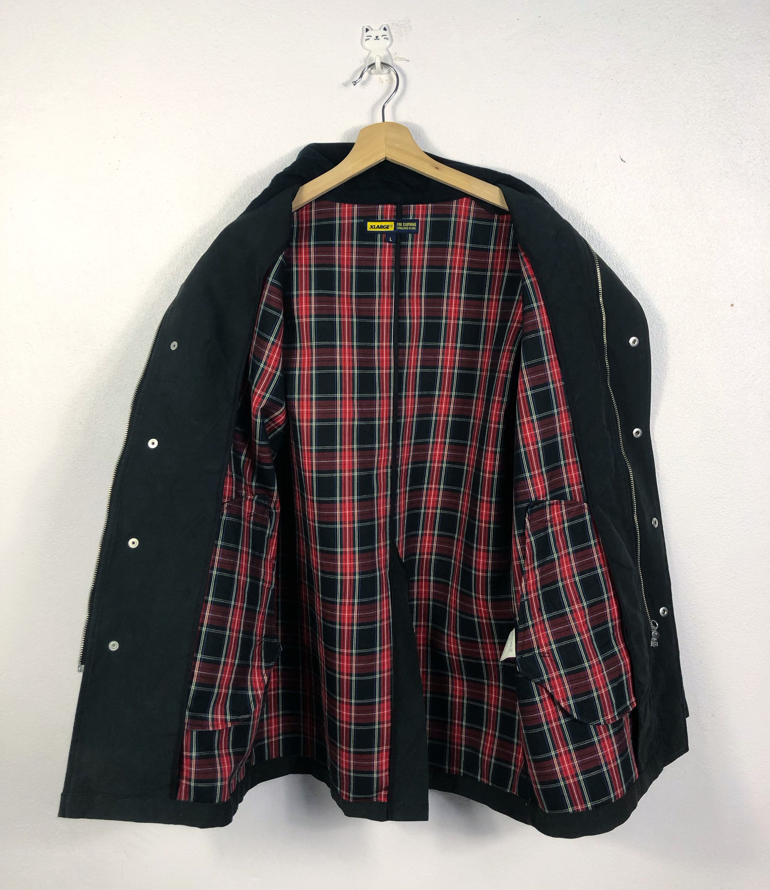 Xlarge Rare XLarge Tartan Zipper Button Jacket Size US L / EU 52-54 / 3 - 9 Thumbnail