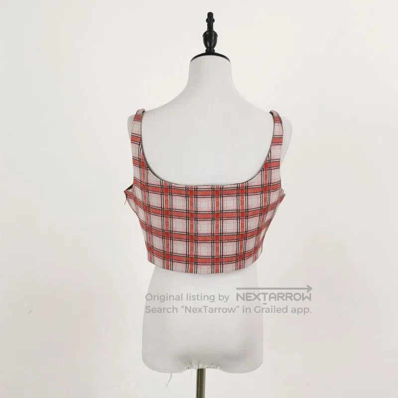 Prada Prada Colorblock Checkered Crop Top. Size US XL / EU 56 / 4 - 3 Thumbnail