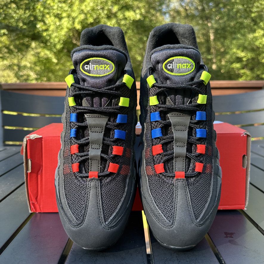 Nike Nike Air Max 95 Custom Reverse Greedy - Neon Size 10 Size US 10 / EU 43 - 6 Thumbnail