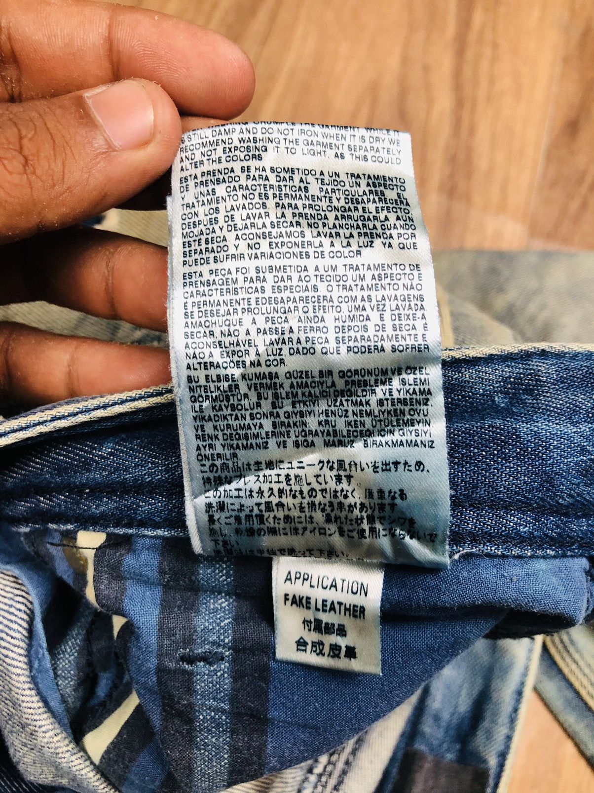 Diesel Diesal Industry Distress Jeans (36) Size US 28 / EU 44 - 17 Thumbnail
