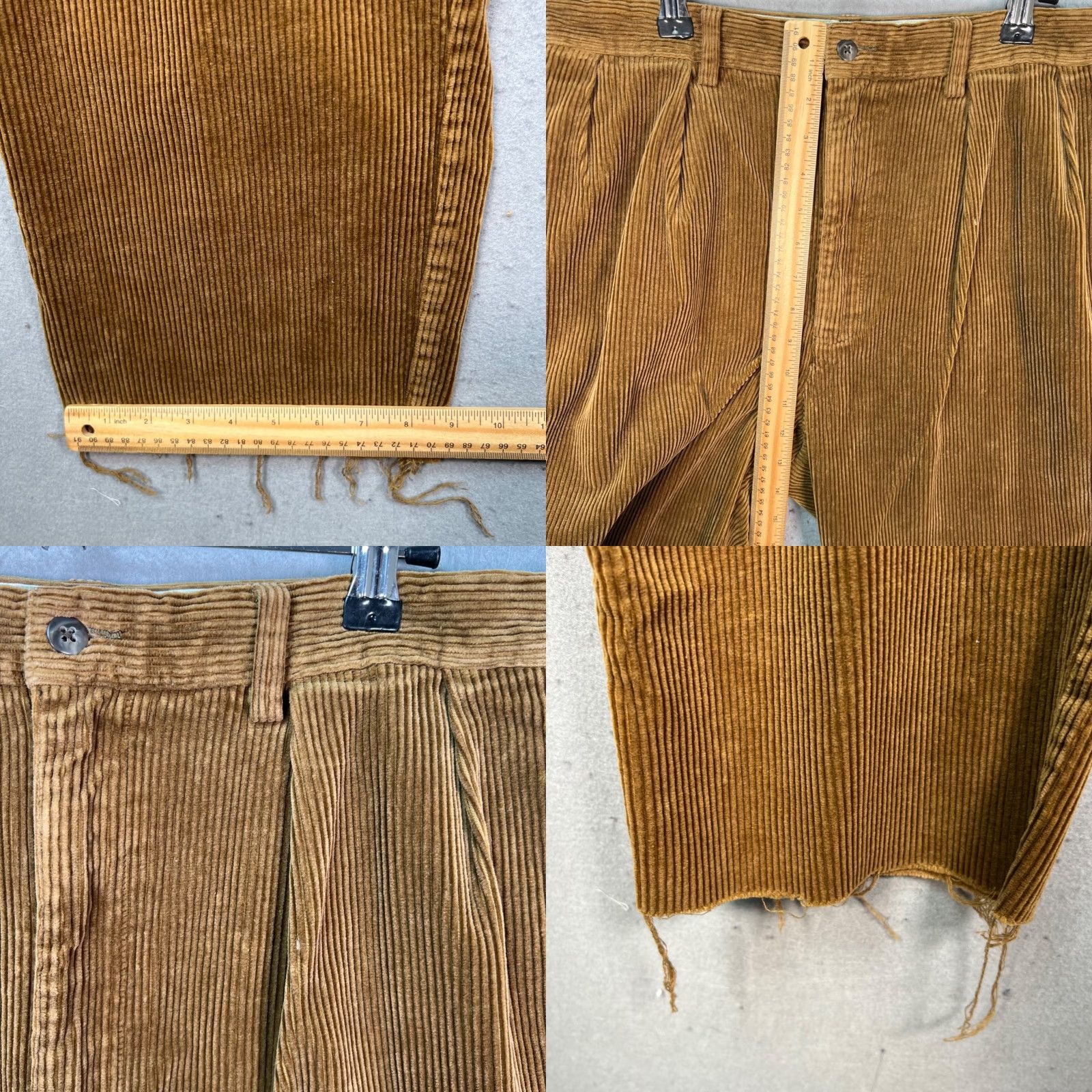 Polo Ralph Lauren Polo Ralph Lauren Mens Corduroy Pants 33 x 26 Andrew Camel Brown 7/10 Chino Straight Pocket Fall Winter Spring Casual Mens Size US XS / EU 42 / 0 - 8 Thumbnail