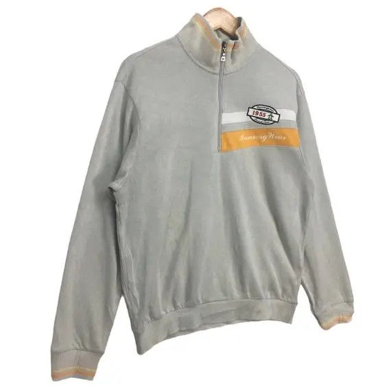 Grand Slam Vtg 90' Grandslam MUNSINGWEAR Tennis Quarter Zip Sweatshirt Size US L / EU 52-54 / 3 - 3 Thumbnail