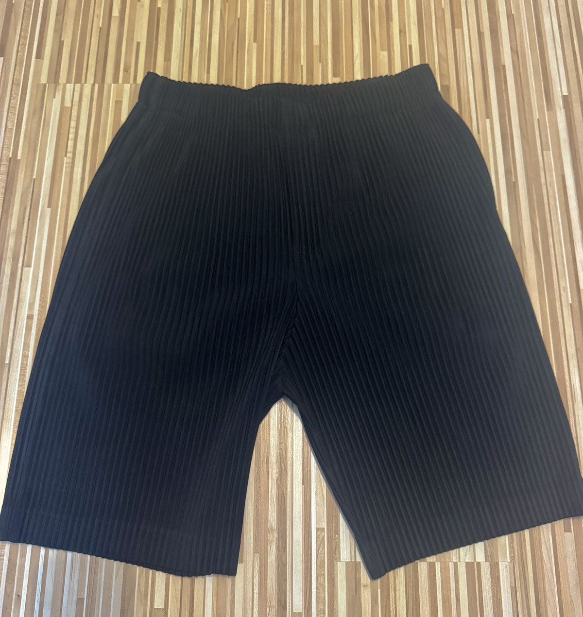 Homme Plisse Issey Miyake Homme Plisse Issey Miyake Pleated Shorts - Size 3 Size US 31 - 1 Thumbnail