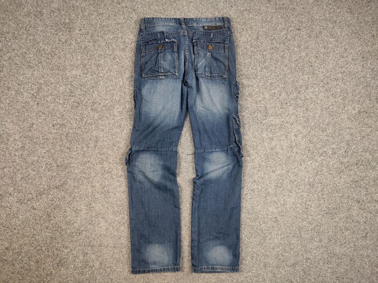 Japanese Brand Vintage Hysteric Glamour Junya Style Jet Lag Cargo Jeans 90s Size US 30 / EU 46 - 11 Thumbnail