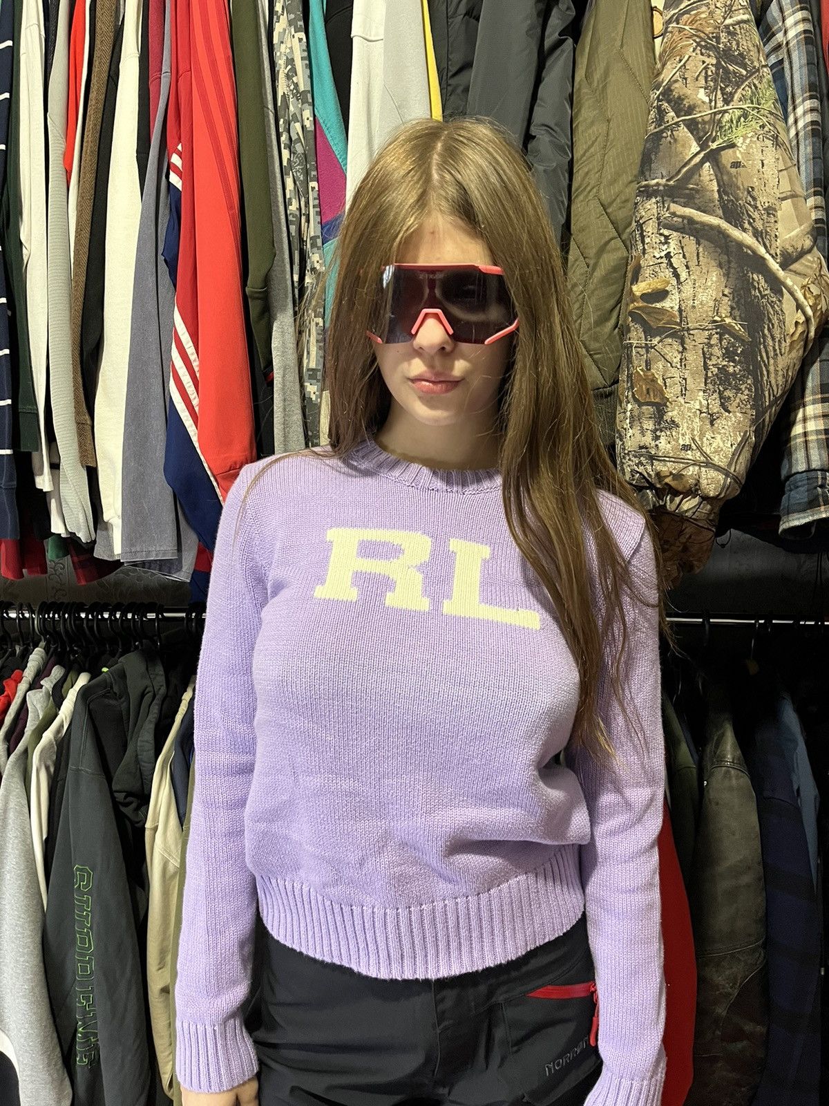 Polo Ralph Lauren Vintage Polo Ralph Lauren Sweater Big Logo Y2K Size S / US 4 / IT 40 - 20 Thumbnail