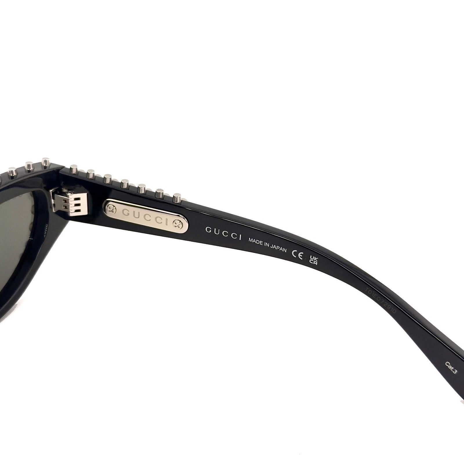 Gucci GUCCI GG1919S Black 1919 Stud Spike Cat Eye Mask Fashion 005 Size ONE SIZE - 3 Thumbnail