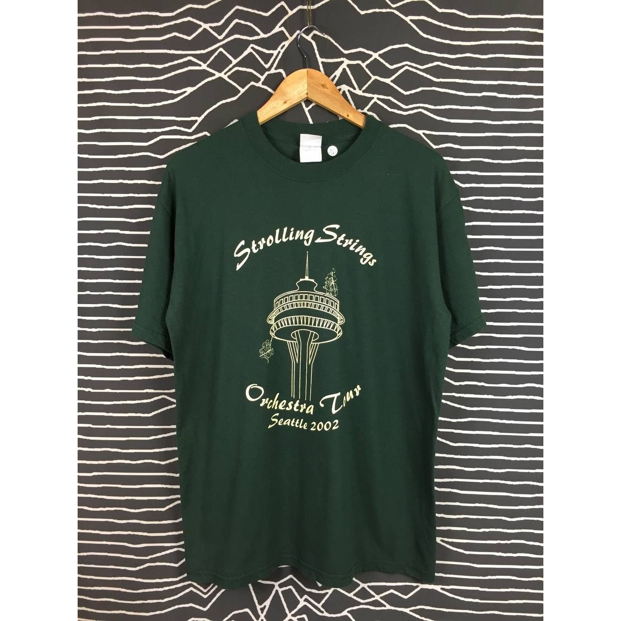 Gildan × Vintage Vtg 50/50 Strolling Strings Orchestra Tour Seattle 2002 Tee Size US L / EU 52-54 / 3 - 1 Thumbnail