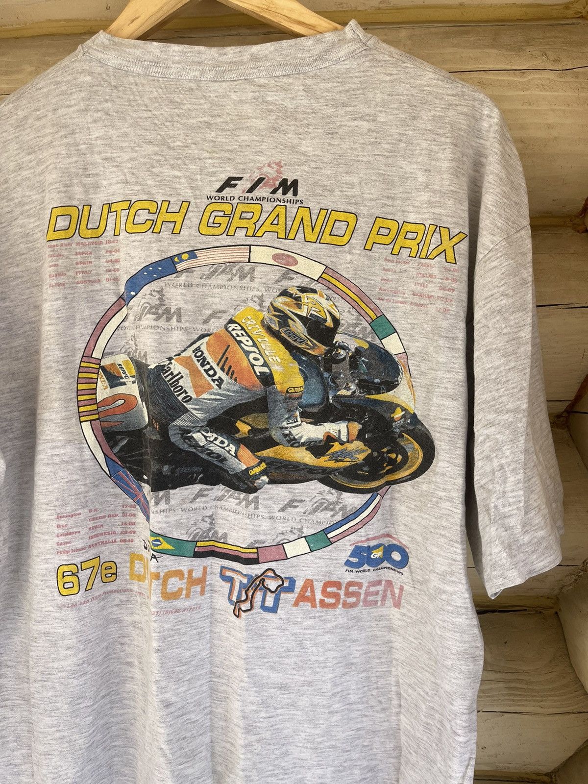 Vintage 1997 Moto TT Grand Prix Dutch World Championship Vintage tee Size US XL / EU 56 / 4 - 14 Thumbnail