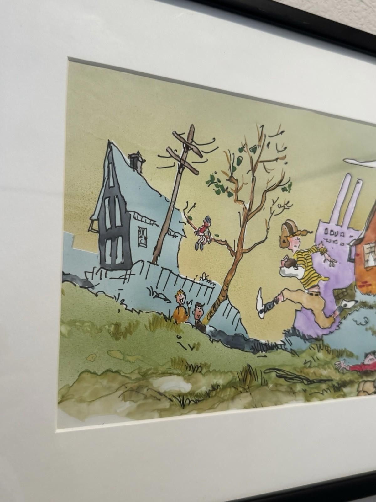 The Unbranded Brand Cliff Wirth Signed Original Cartoon Art Framed One of One Size ONE SIZE - 4 Thumbnail