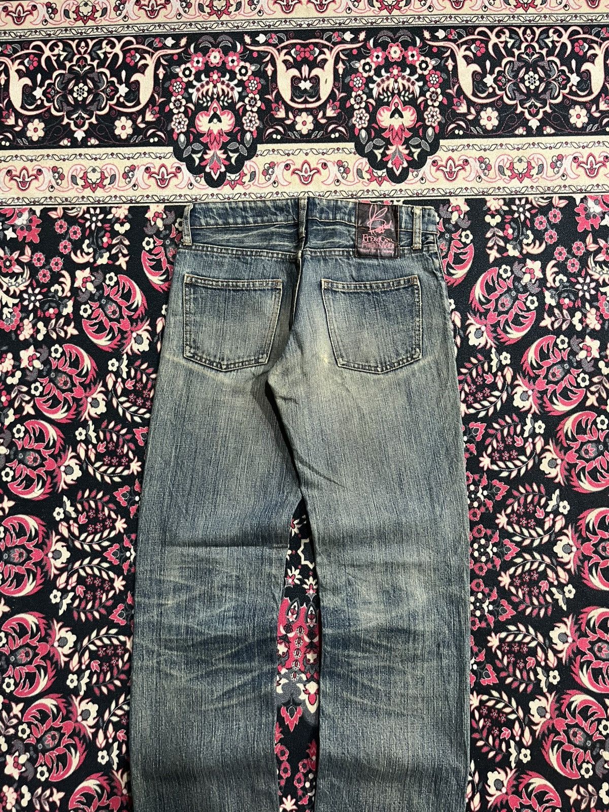 Japanese Brand Japanese Brand Rusty Blue Faded Washed Distressed Jeans Size 26" / US 2 / IT 38 - 5 Thumbnail