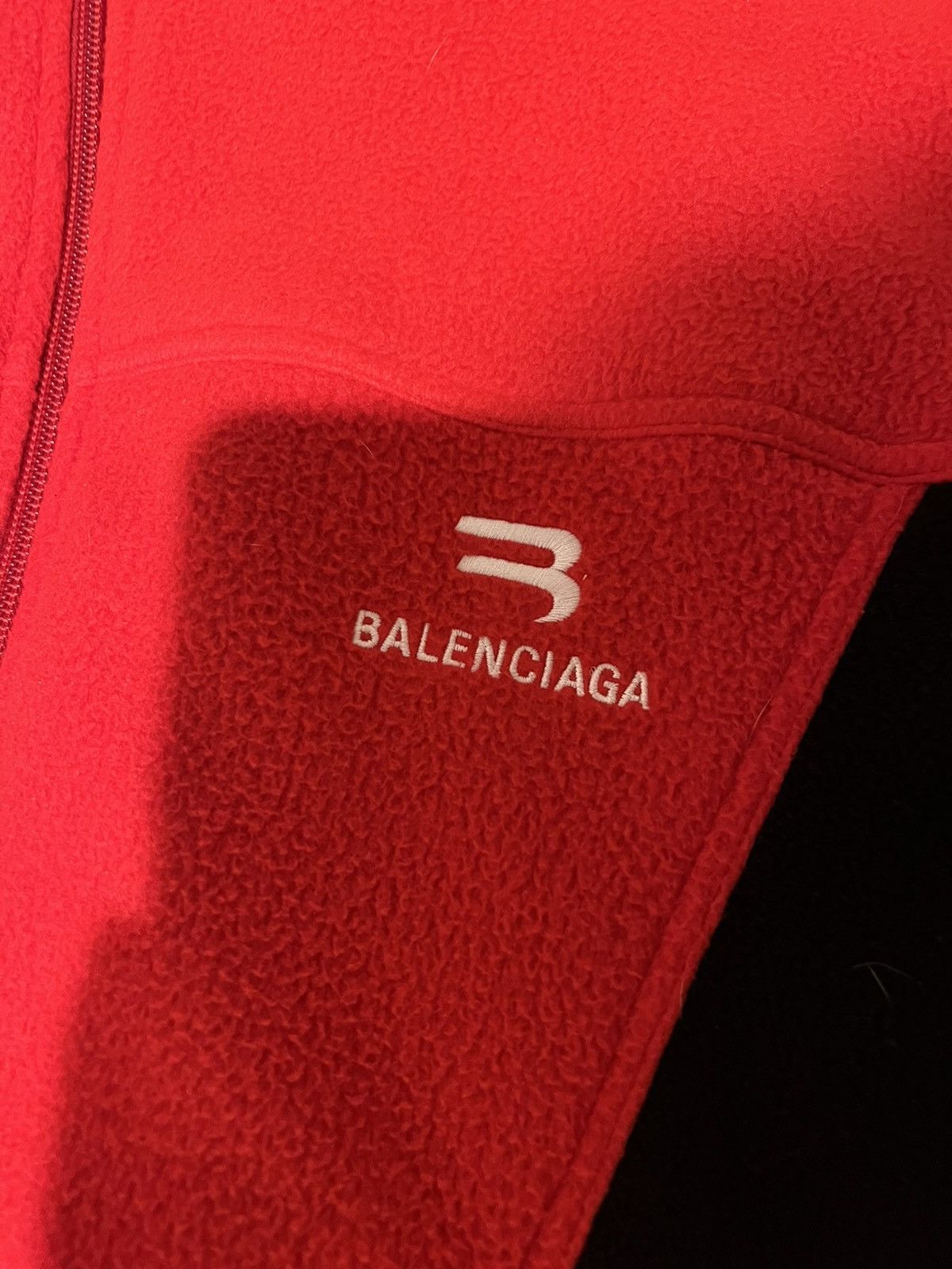 Balenciaga Balenciaga SportyB Embroidered Logo Fleece Jacket FW21 Size US XL / EU 56 / 4 - 3 Thumbnail