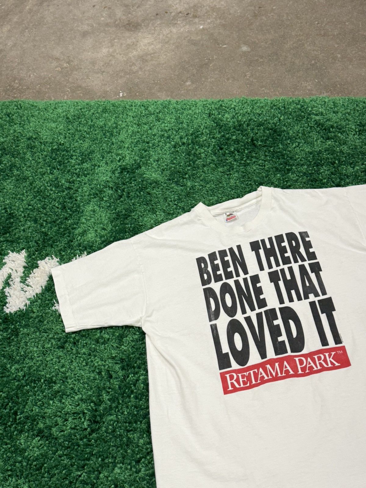 Fruit Of The Loom × Vintage BEEN THERE DONE THAT LOVED IT Retama Park Vintage Tee XL Size US XL / EU 56 / 4 - 3 Thumbnail
